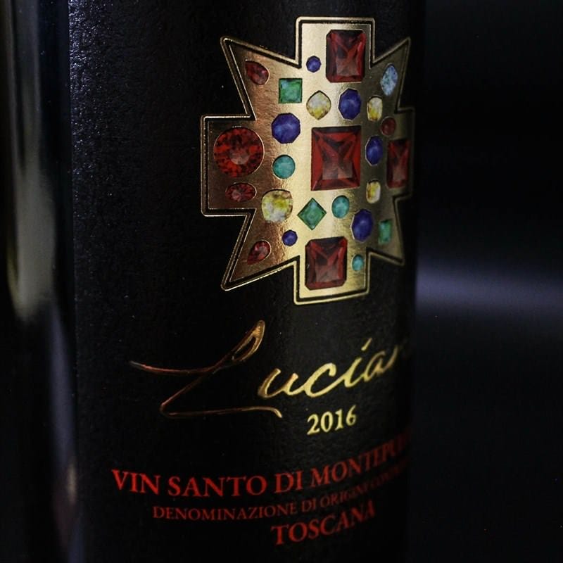 DOLCE  VINSANTO & PASSITO with luxury box - ( set of Two ) included Cardboard Gift Box